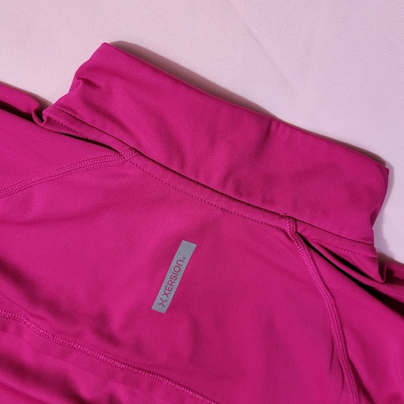 Women's Pink Quarter-Zip Top - Picture 4 of 16